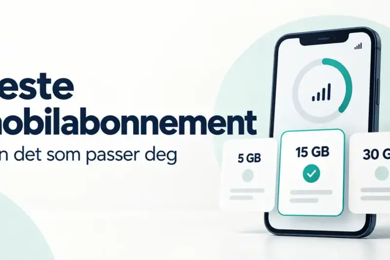 Beste mobilabonnement: slik finner du det som passer deg