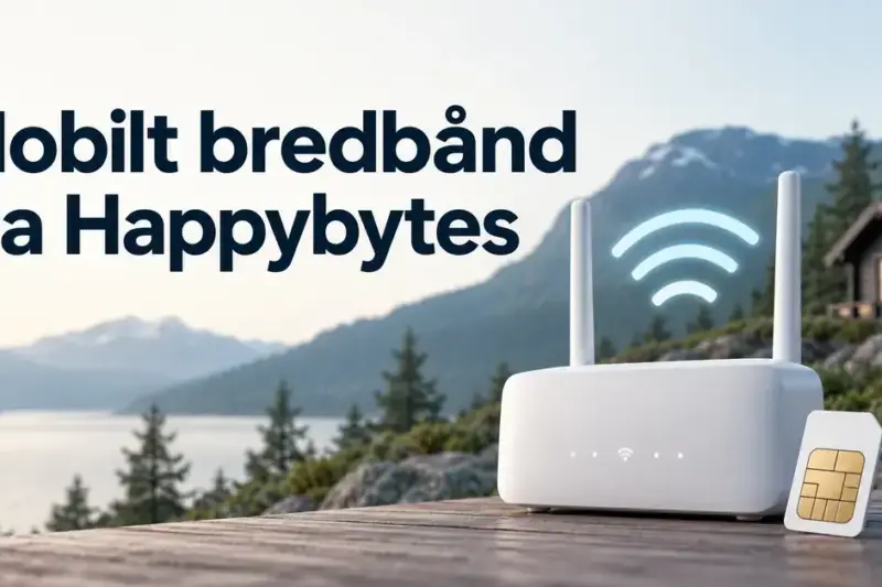 Mobilt bredbånd fra Happybytes