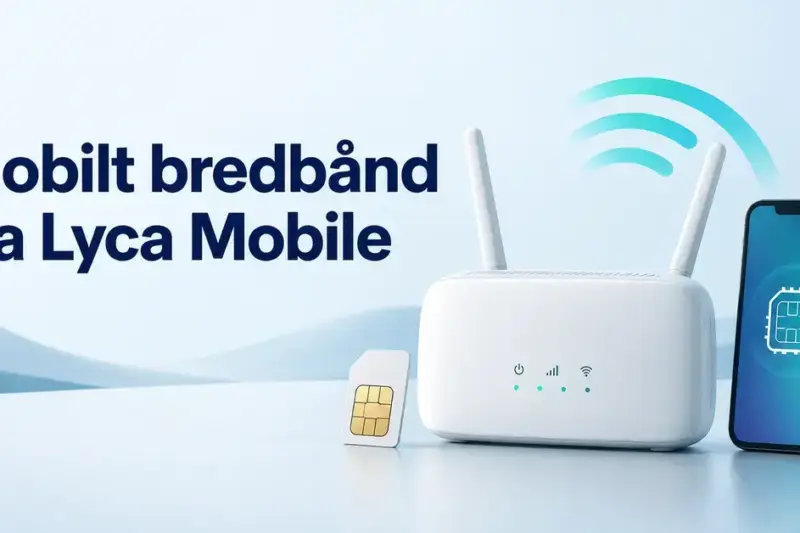 Mobilt bredbånd fra Lyca Mobile