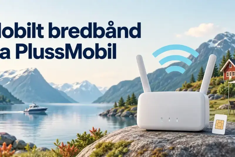 Mobilt bredbånd fra PlussMobil