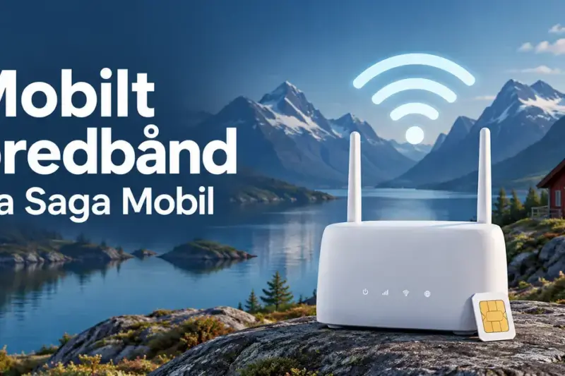 Mobilt bredbånd fra Saga Mobil