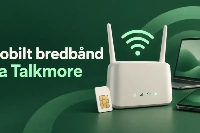 Mobilt bredbånd fra Talkmore