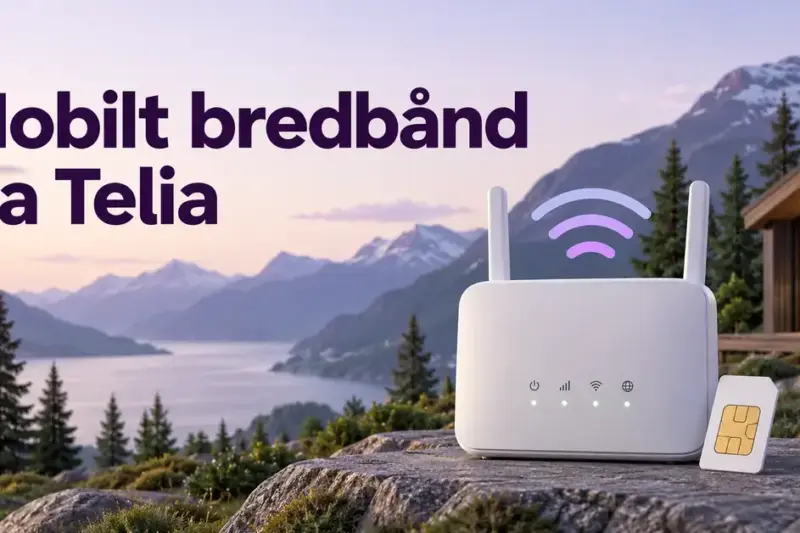 Mobilt bredbånd fra Telia